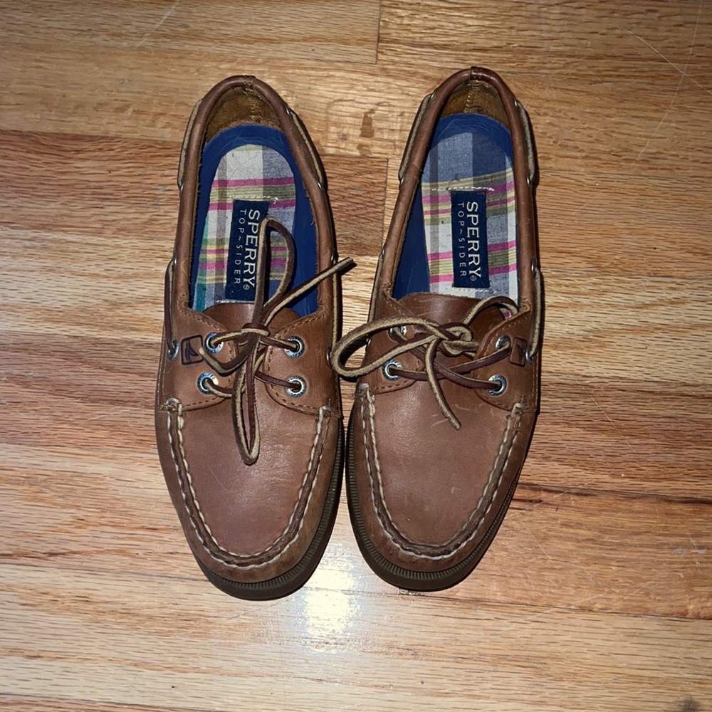 SPERRY CHESTNUT BOAT SHOES/ LOAFERS